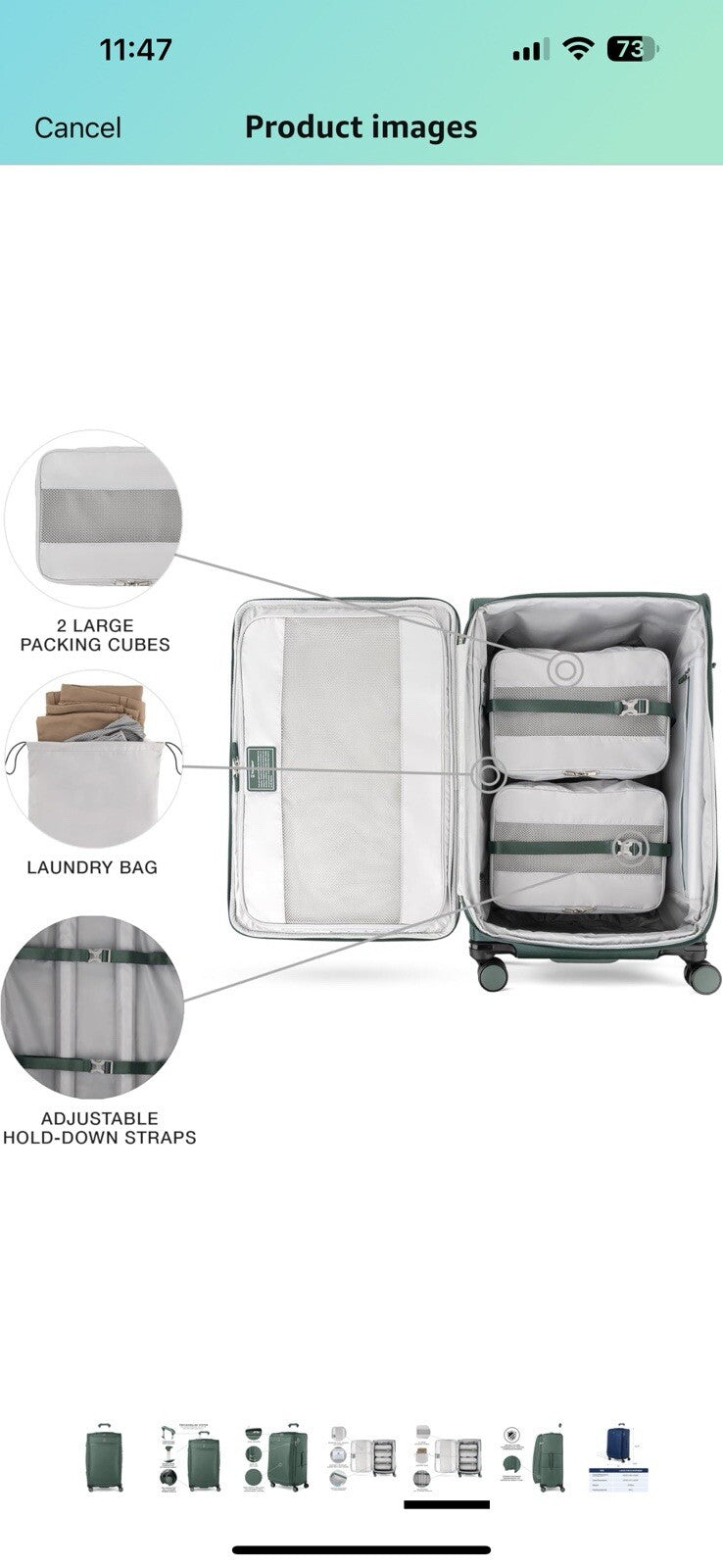Travelpro VersaPack+ Lightweight Softside Expandable Checked Luggage, 29 Inch 
