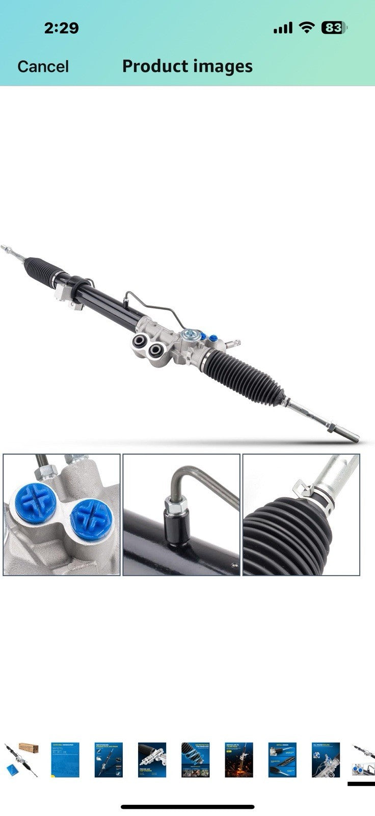 PHILTOP Power Steering Rack and Pinion Compatible with TITAN 2004-2015