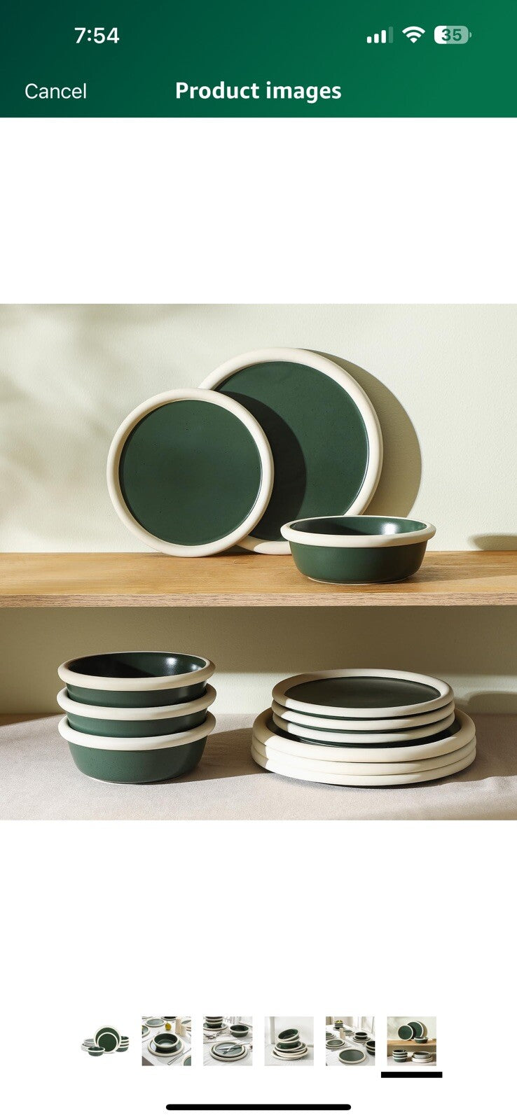 Stone Lain Capri 12-Piece Dinnerware Set Stoneware, 12-Piece - Service for 4