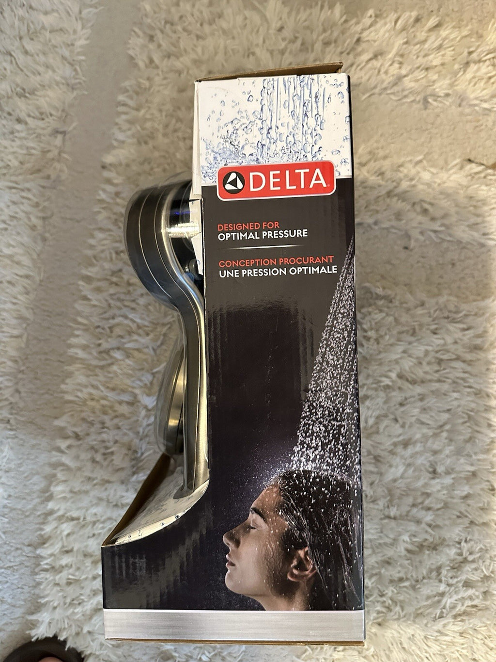 Delta Faucet 8-Spray Touch-Clean Hand Held Shower and Shower  58968-SS-PK 