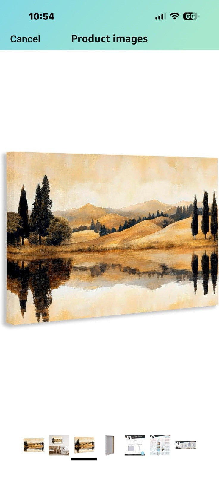 Stupell Industries Reflective Fields View Canvas Wall Art design by LSR 