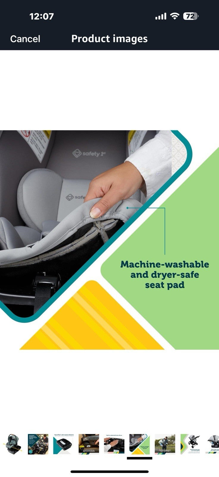 Safety 1st® onBoard™ Slide DLX Infant Car Seat w/SafetySlide™ Base, 
