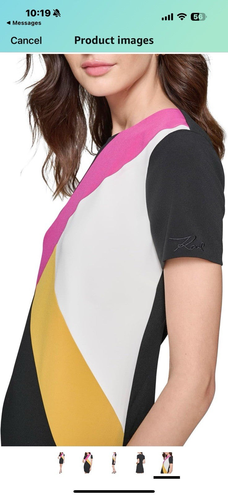 KARL LAGERFELD Women's Soft Everyday Dress Size 10 