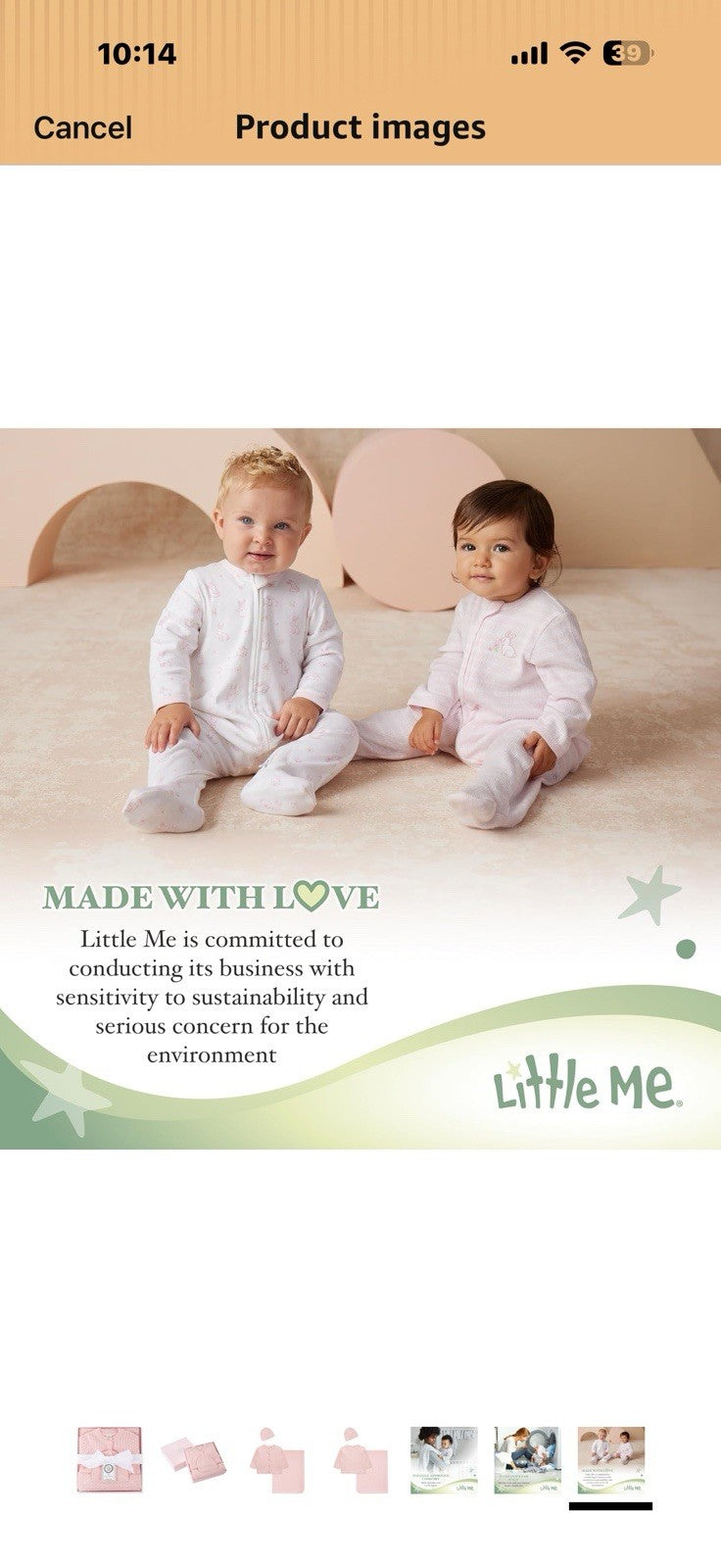 Little Me Clothes for Baby Sweater Gift Set Matching Sweater and Blanket 3M