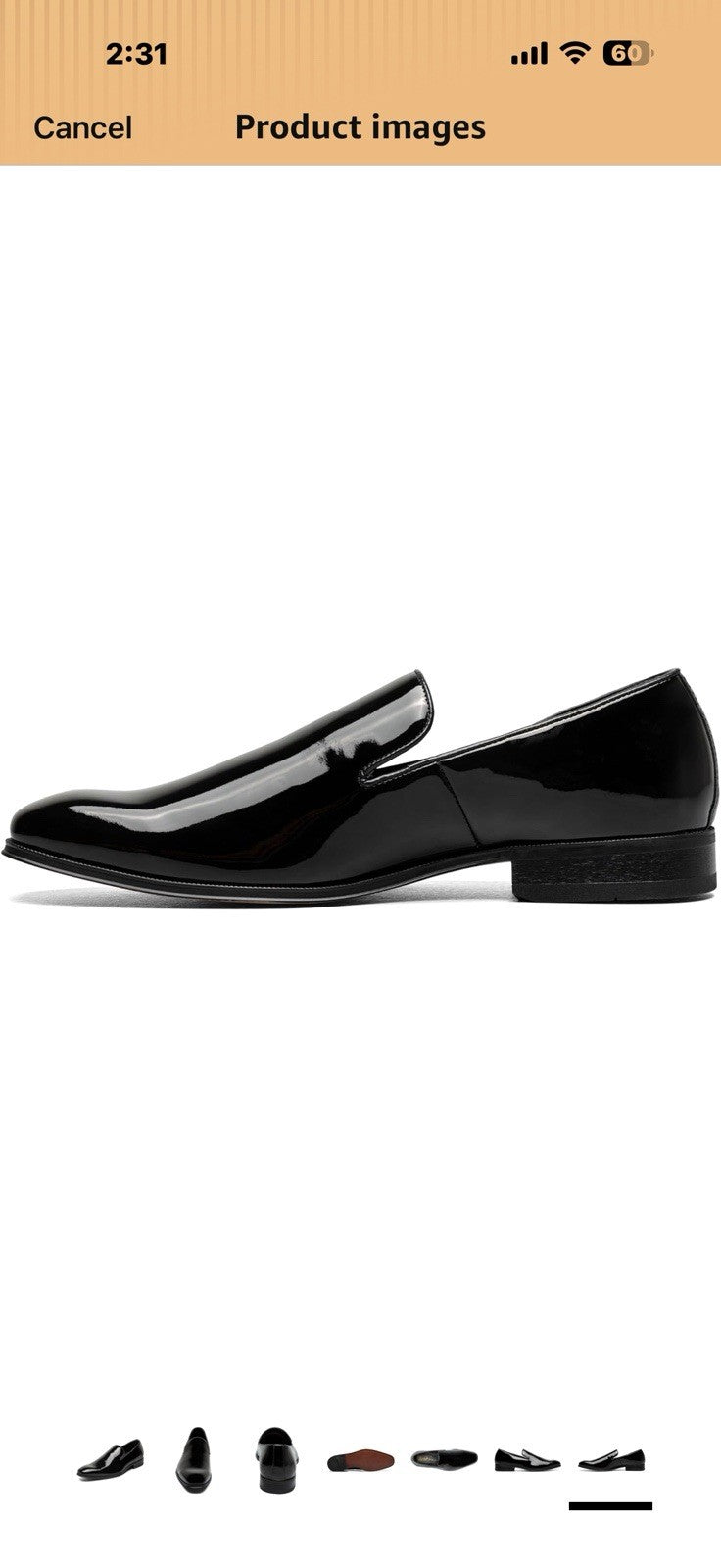 Florsheim Mens Alzano Plain Toe Slip on Size 11