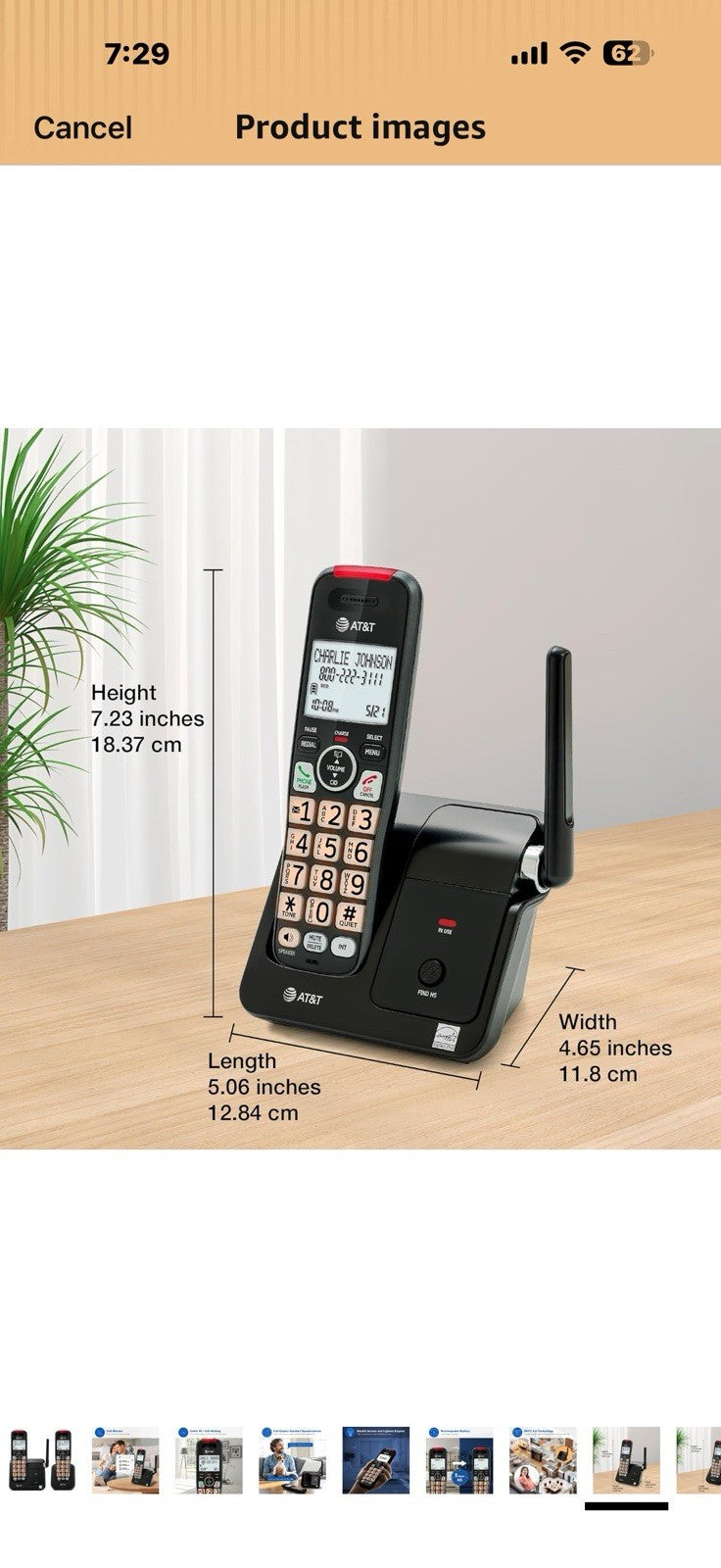 AT&T EL2131-21 2-Handset DECT 6.0 Cordless Phone with Call Blocker