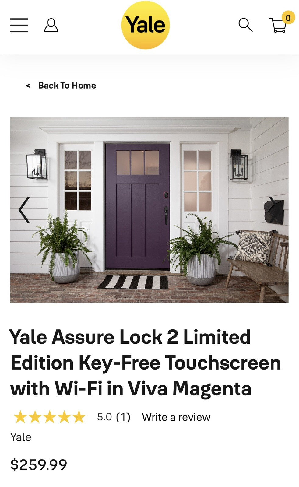 Yale Assure Lock 2 Limited Edition
