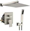 WELLFOR 12-In Wall Mounted Rain Shower Faucet with Single Handle