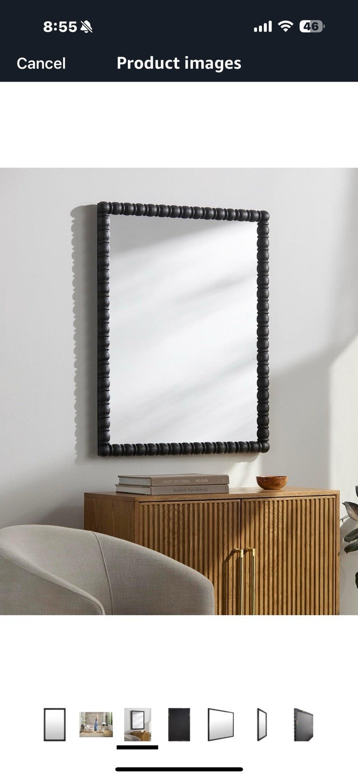 Livabliss x Galey Alix Karling Blair Traditional Accent Mirror, 39" H x 31" 