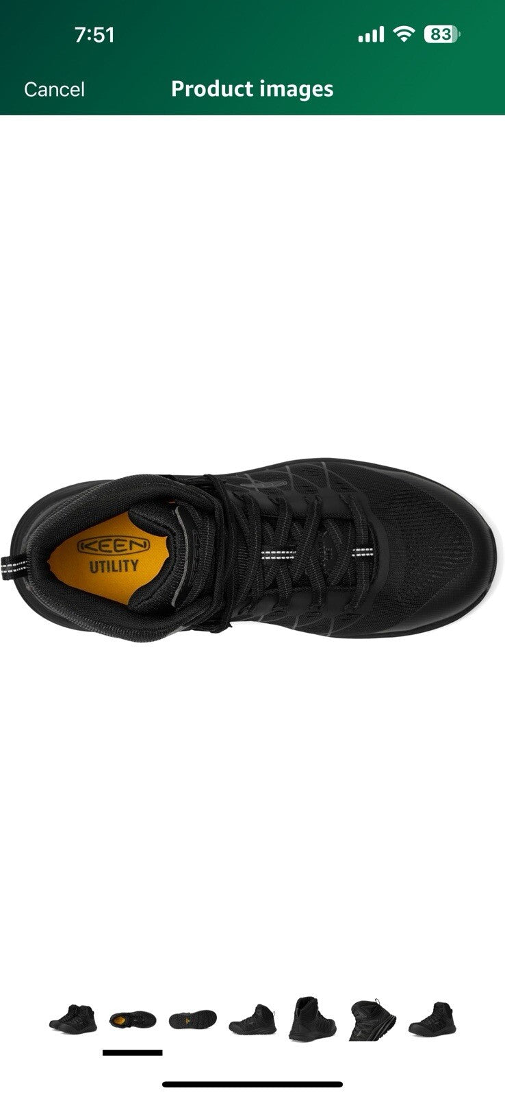 KEEN Utility Women's Vista Energy Mid Height Composite Toe ESD 7.5 Wide
