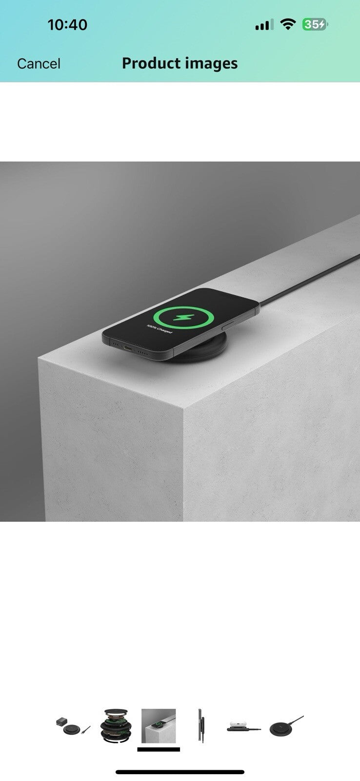 Belkin MagSafe Charger Compatible Magnetic Wireless Charging Pad 15W