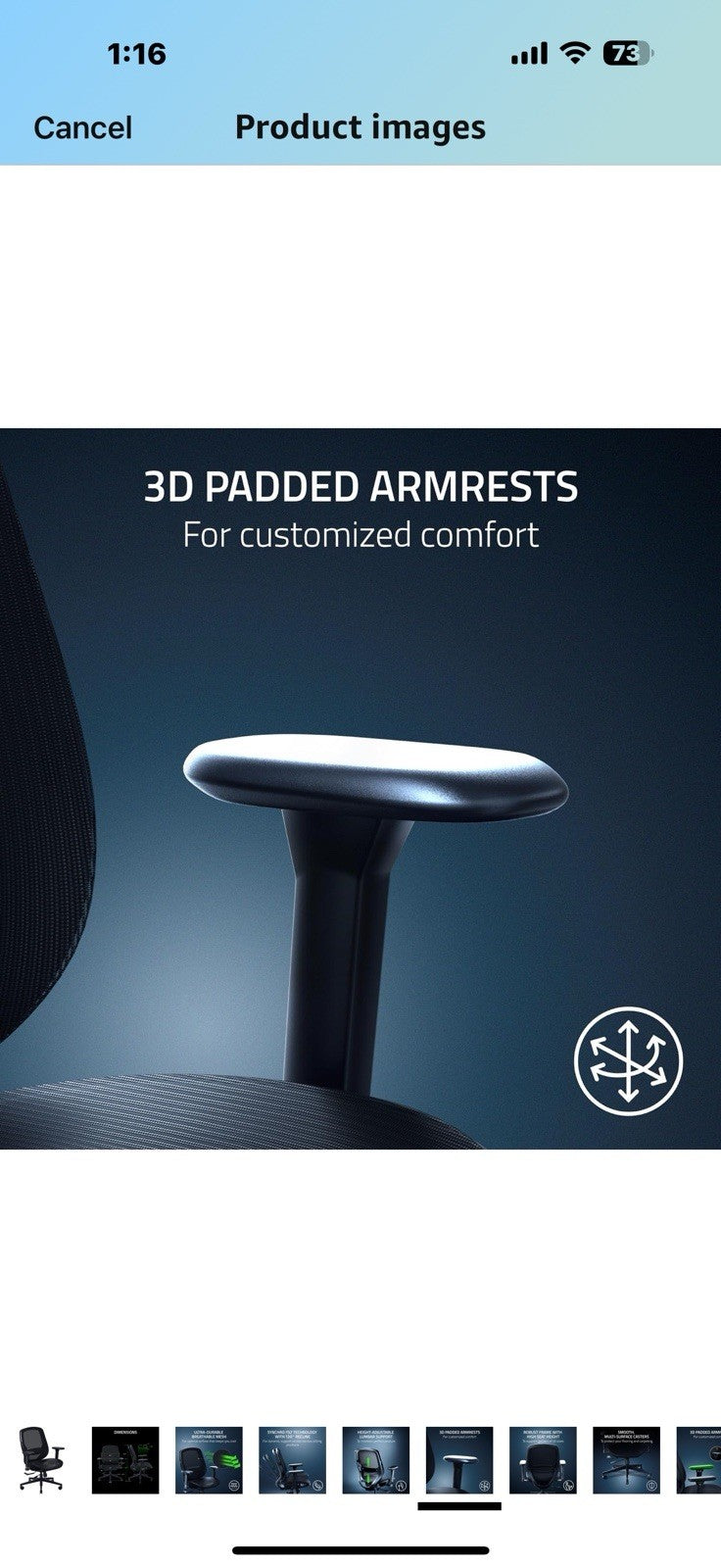Razer Fujin Mesh Ergonomic Gaming Chair: Ultra-Durable & Breathable