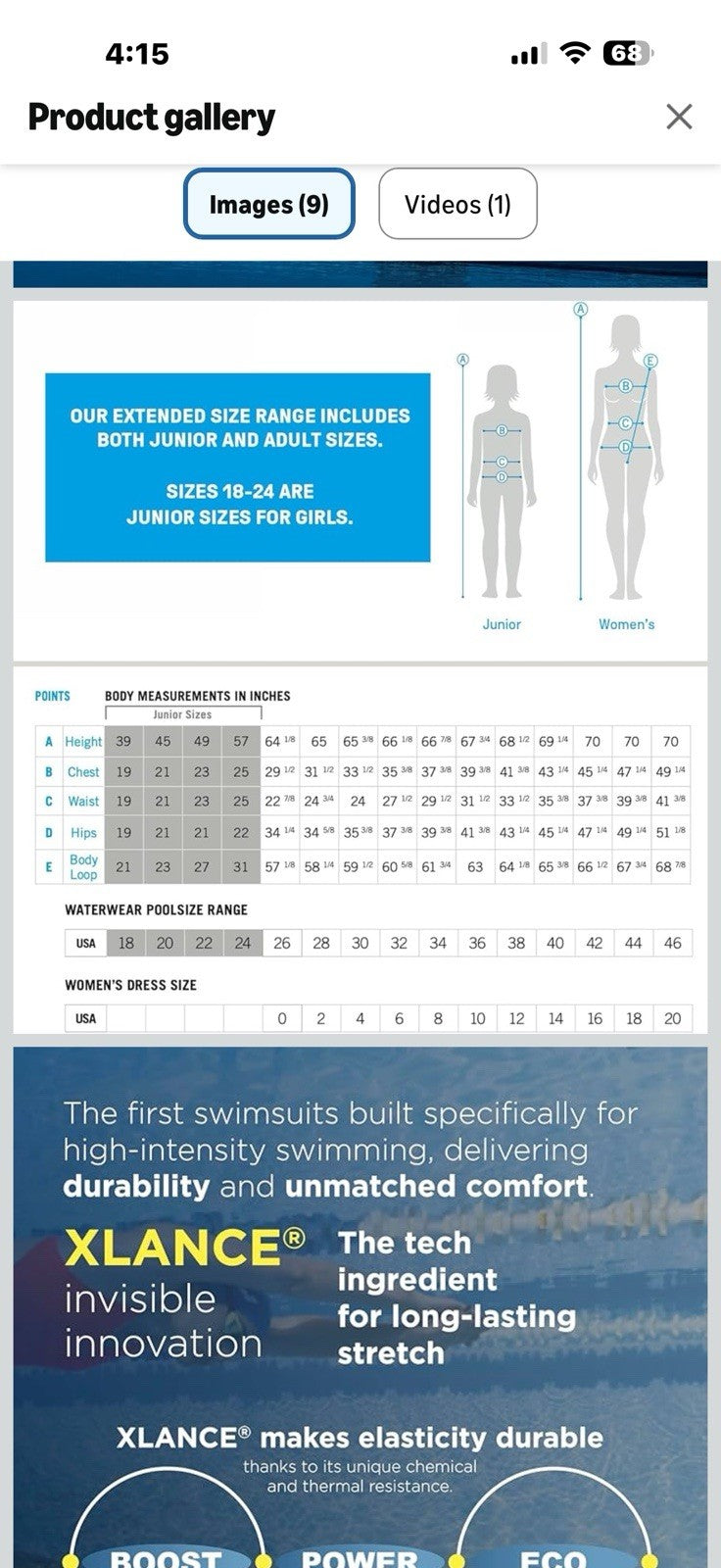Arena Performance Hyperflow Women's Tech Back Swimsuit Durable
