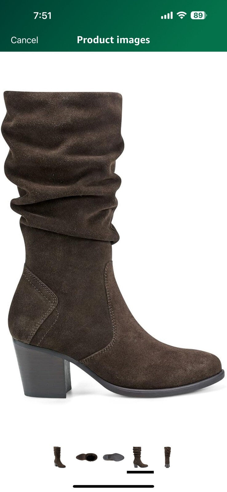 Earth Women's Vine Mid Calf Boot Size 9 