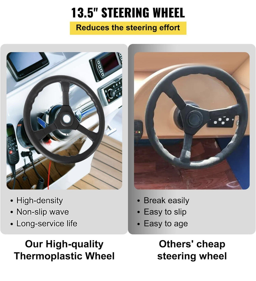 VEVOR Boat Steering System Kit 15F