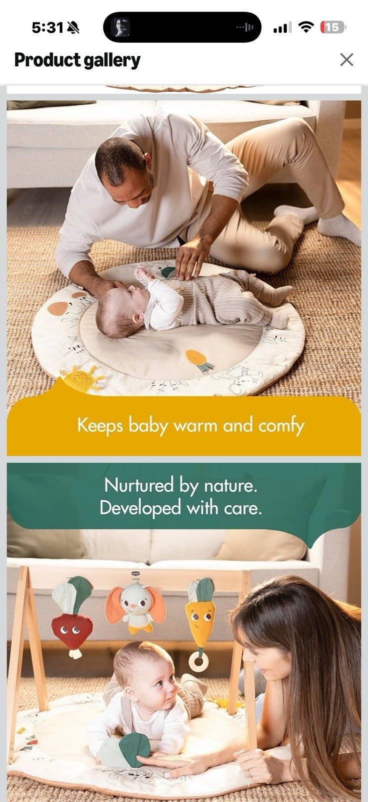 Tiny Love Gardens of Adventure, Luxe Developmental Gymi