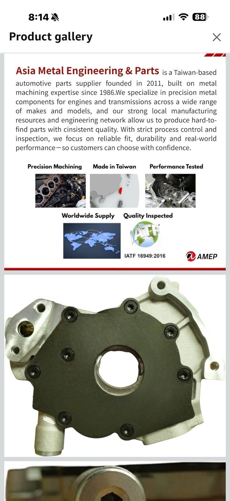 OEM Replacement Engine Oil Pump for Ford, Chrysler, Dodge, Jeep & Ram V8