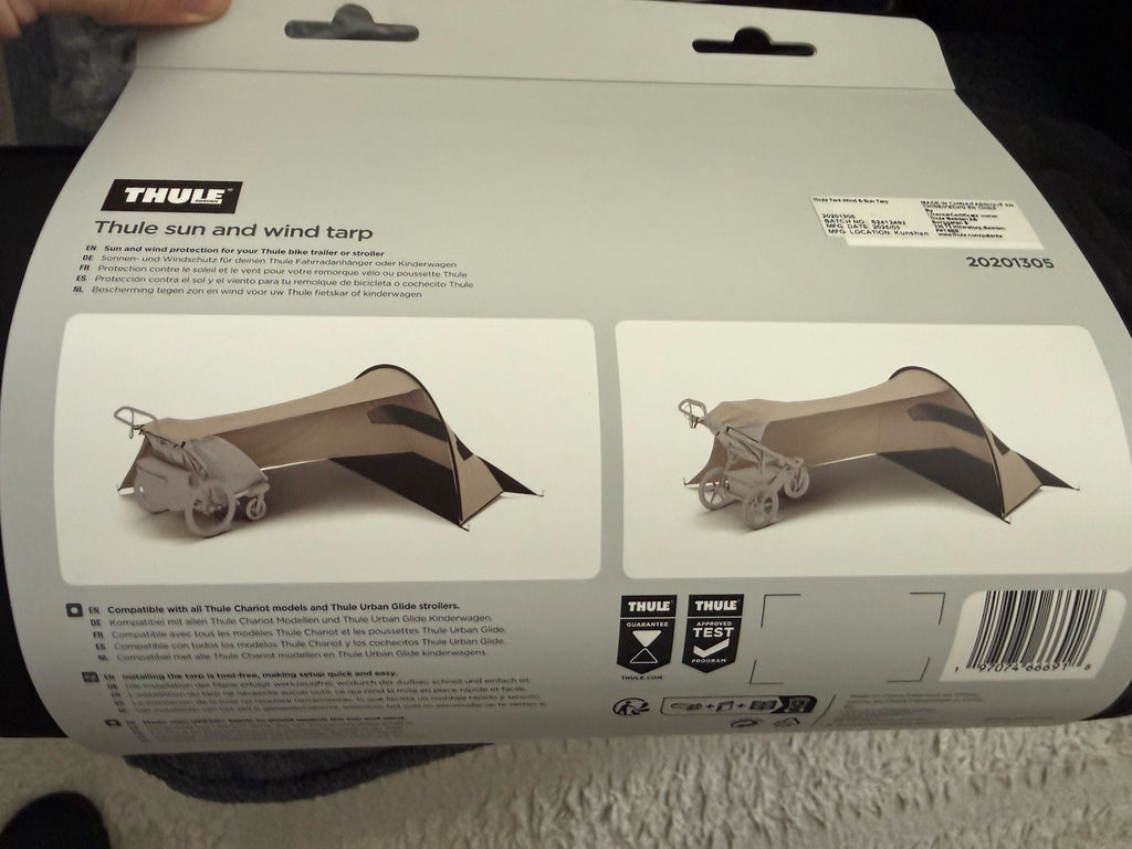 Thule Wind & Sun Tarp - UPF50+ and PFAS-Free Fabric - Tool-Free