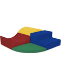 FDP SoftScape Curvy Corner Climber, Indoor Active Play Structure for Toddlers