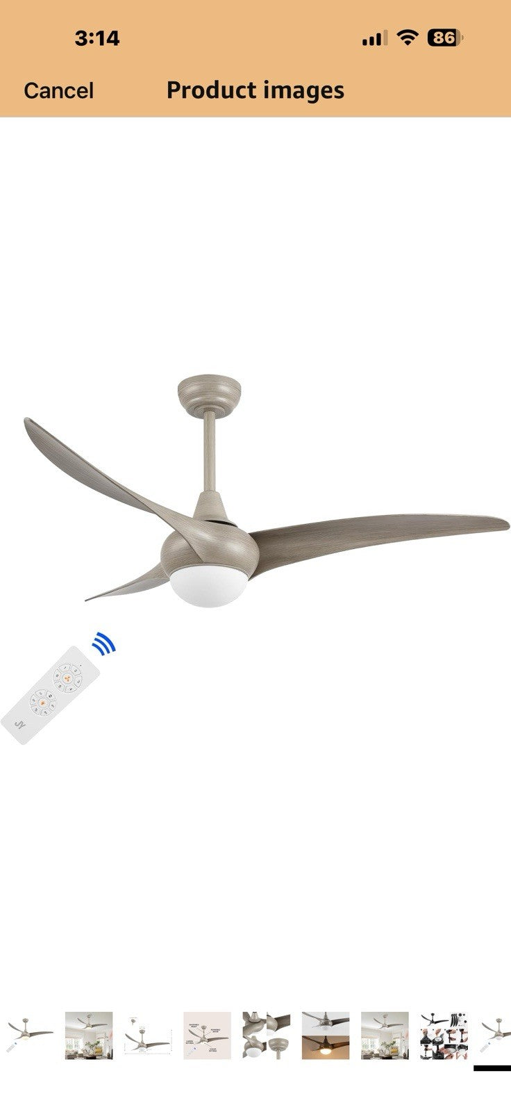 JONATHAN Y JYL9718B Aviator 52" 1-Light Mobile-App/Remote-Controlled,