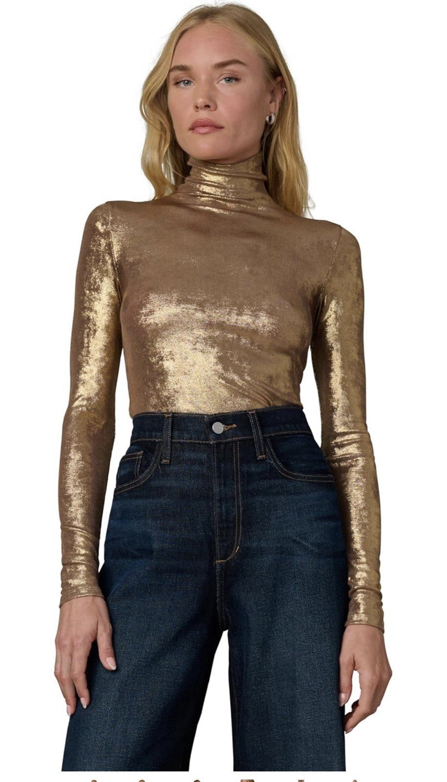 Joe's Jeans Womens The Tony Turtleneck Long Sleeve Top