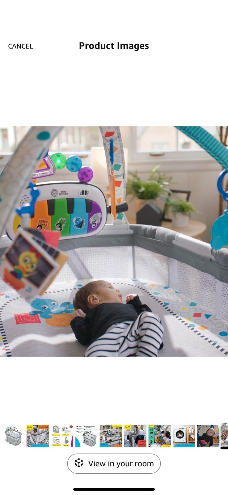 Baby Einstein Kick & Snooze 3-in-1 Foldable Playard