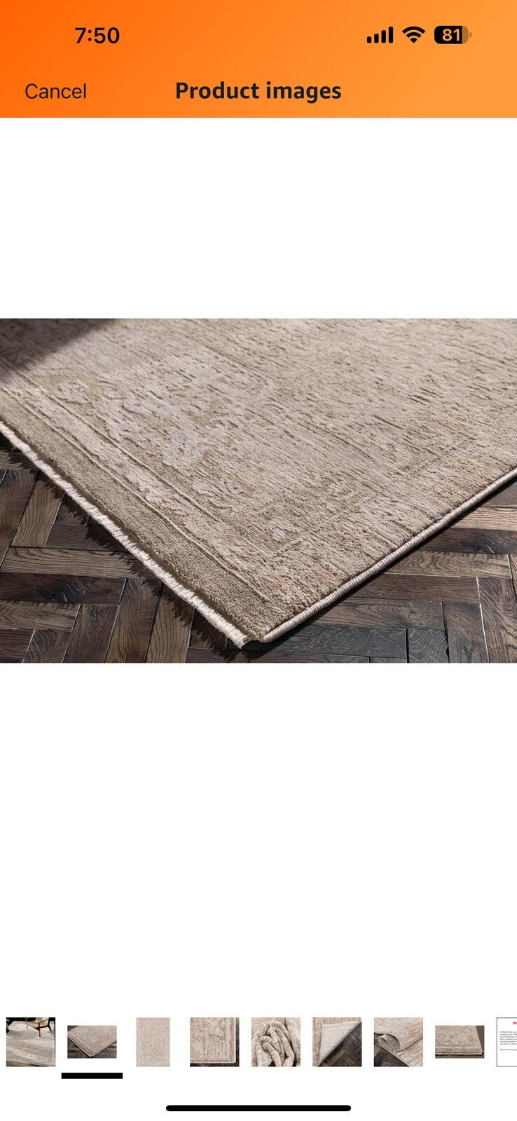 Well Woven Ethos Harmony Beige 9'3" x 12'6" Area Rug - Dense Textural 