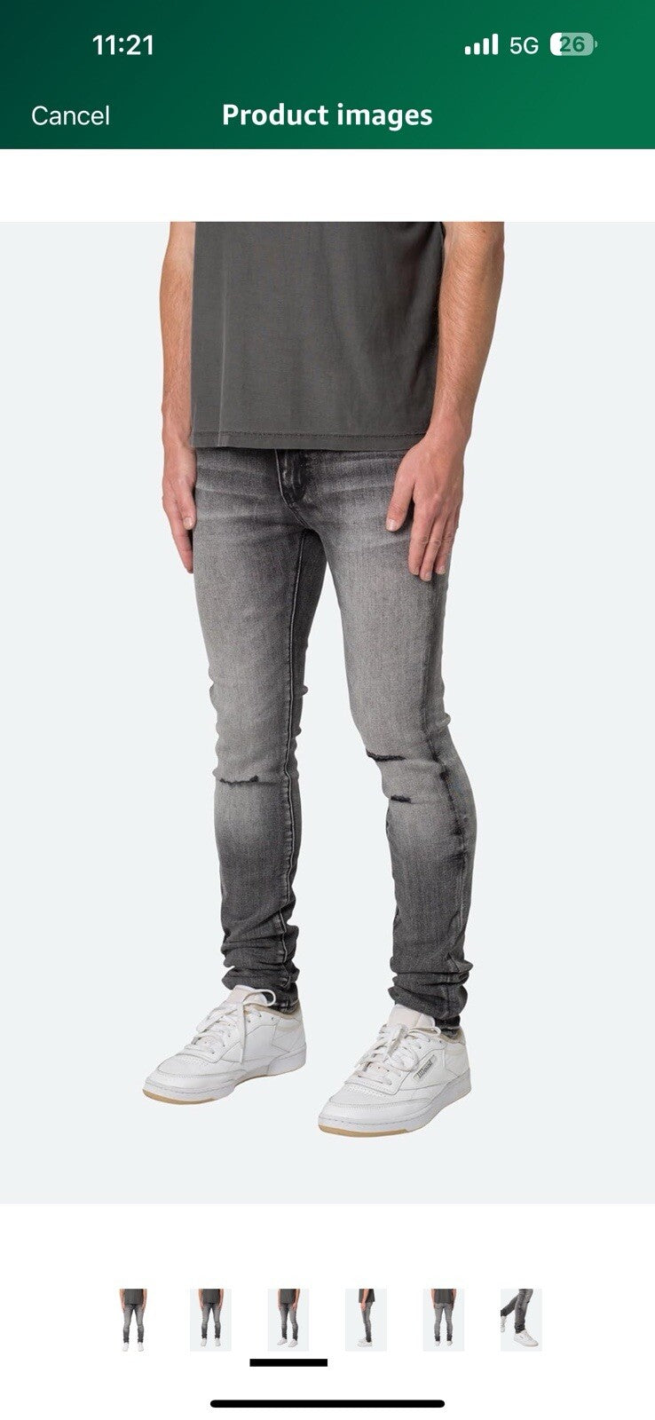mnml Men's X542 Skinny Denim 40 Regular 