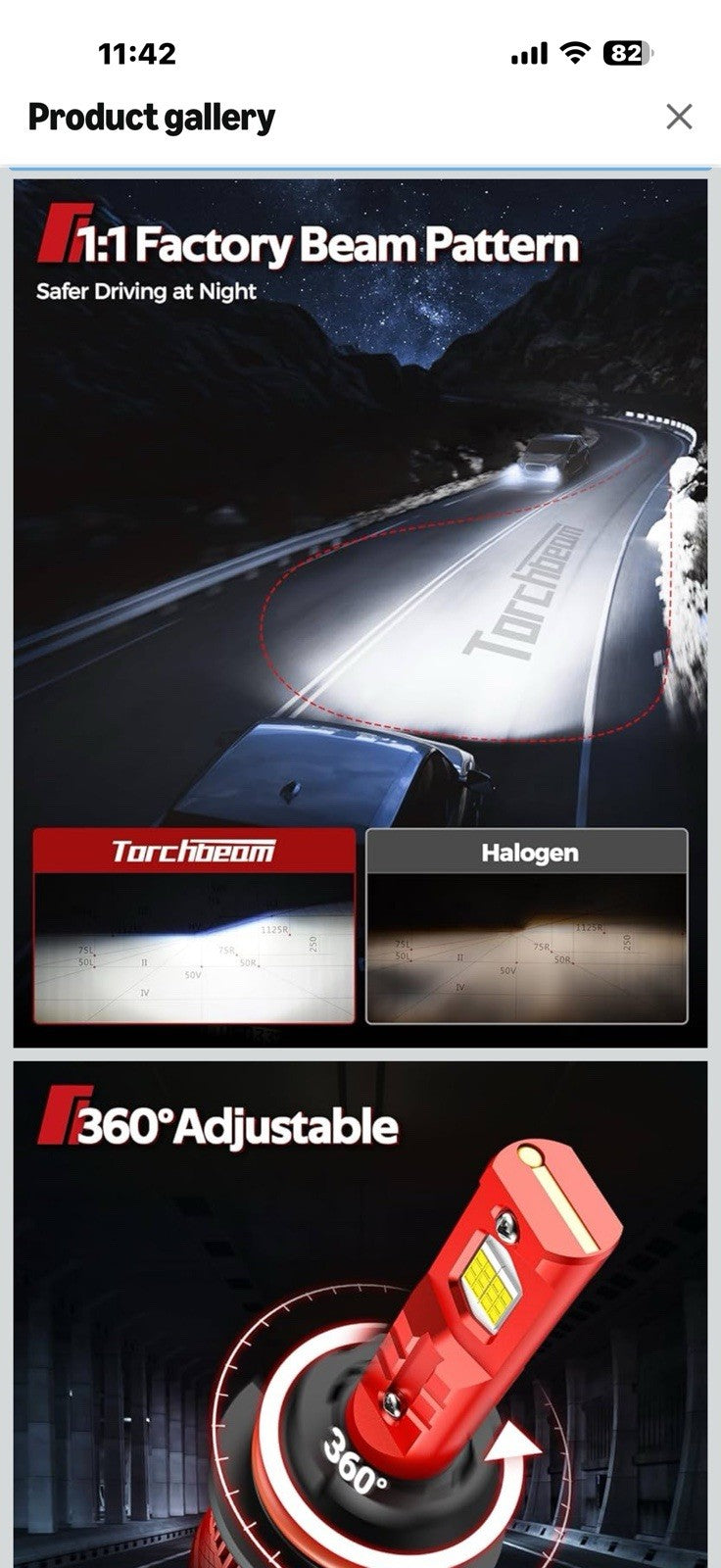 Torchbeam 2026 9007 Bulbs, 91000LM 15X Super Brighter 9007 Fog Upgrade,