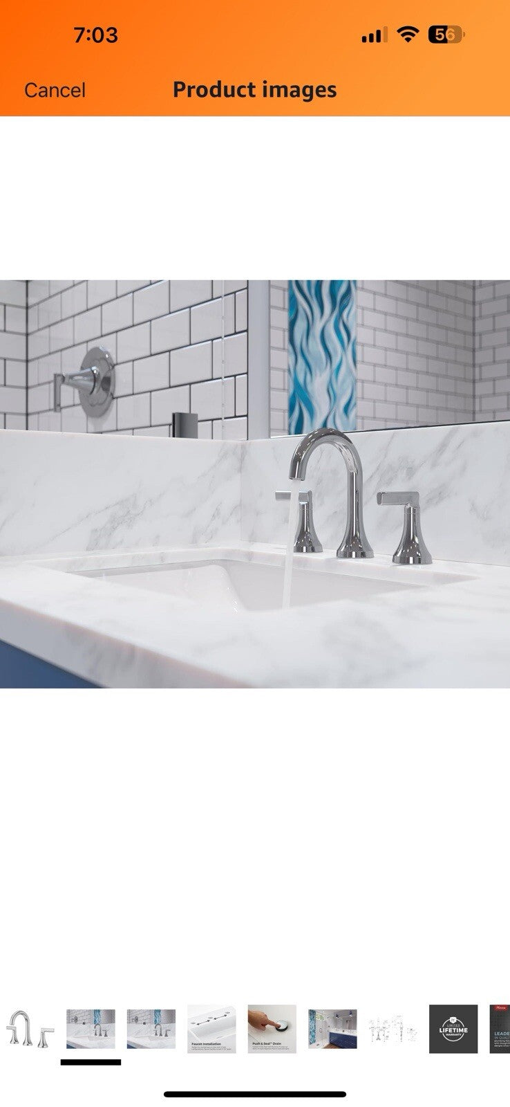 Pfister Vedra Bathroom Sink Faucet, 8-Inch Widespread, 2-Handle, 3-Hole