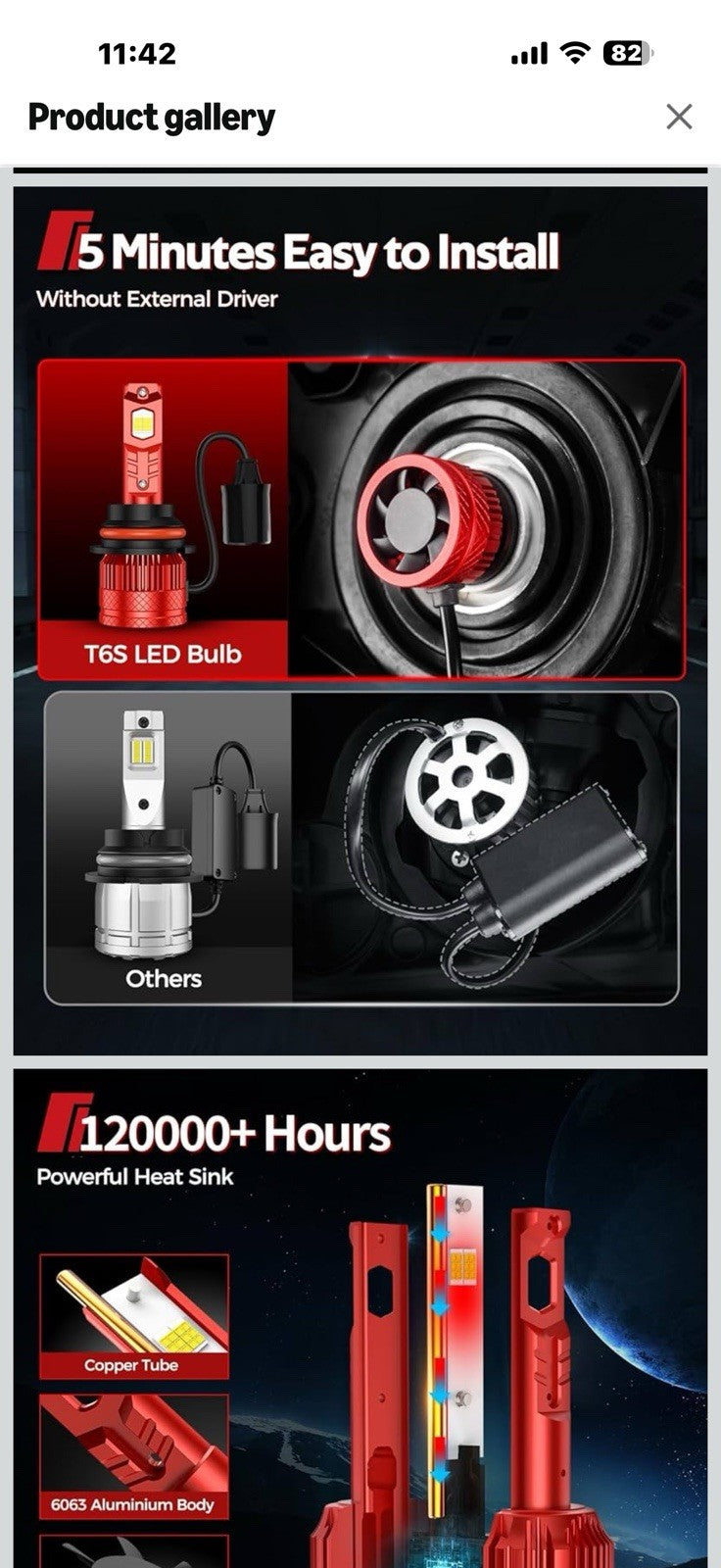 Torchbeam 2026 9007 Bulbs, 91000LM 15X Super Brighter 9007 Fog Upgrade,