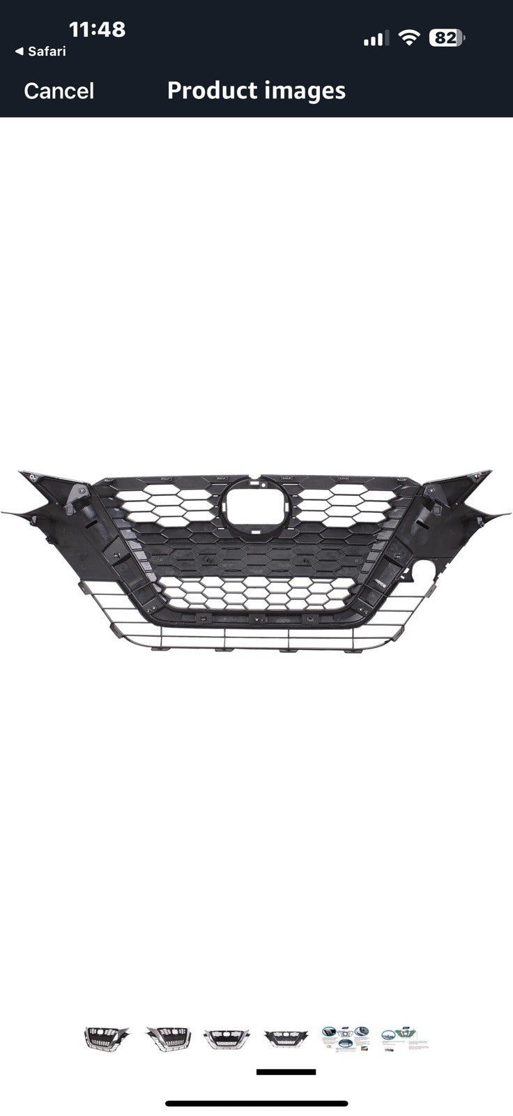 Front Grille Compatible with 2019-2022 Nissan Altima Edition/One