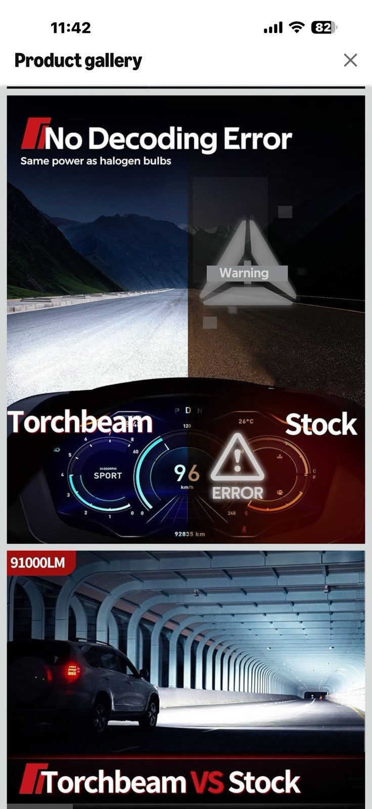 Torchbeam 2026 9007 Bulbs, 91000LM 15X Super Brighter 9007 Fog Upgrade,