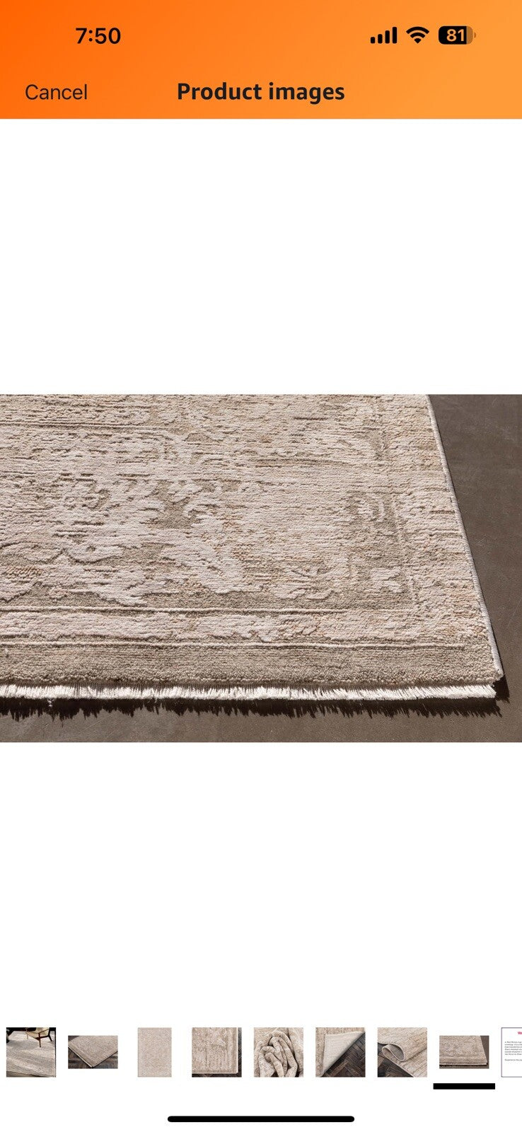 Well Woven Ethos Harmony Beige 9'3" x 12'6" Area Rug - Dense Textural 