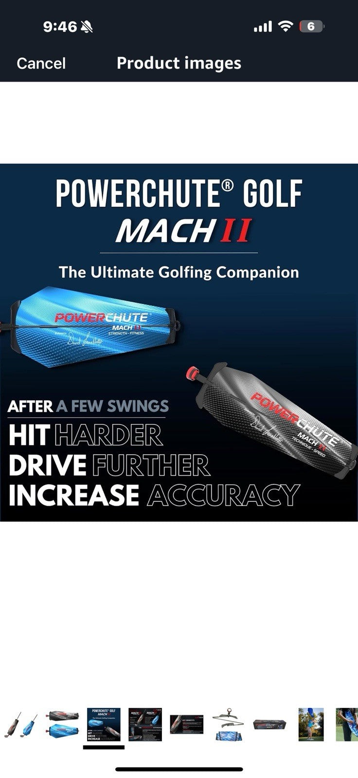 PowerPro Sports: Powerchute Mach II - Golf Swing Training Aid by David 