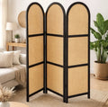ELK & ELDER 3-Panel Room Divider | Folding Privacy Screen with Arched