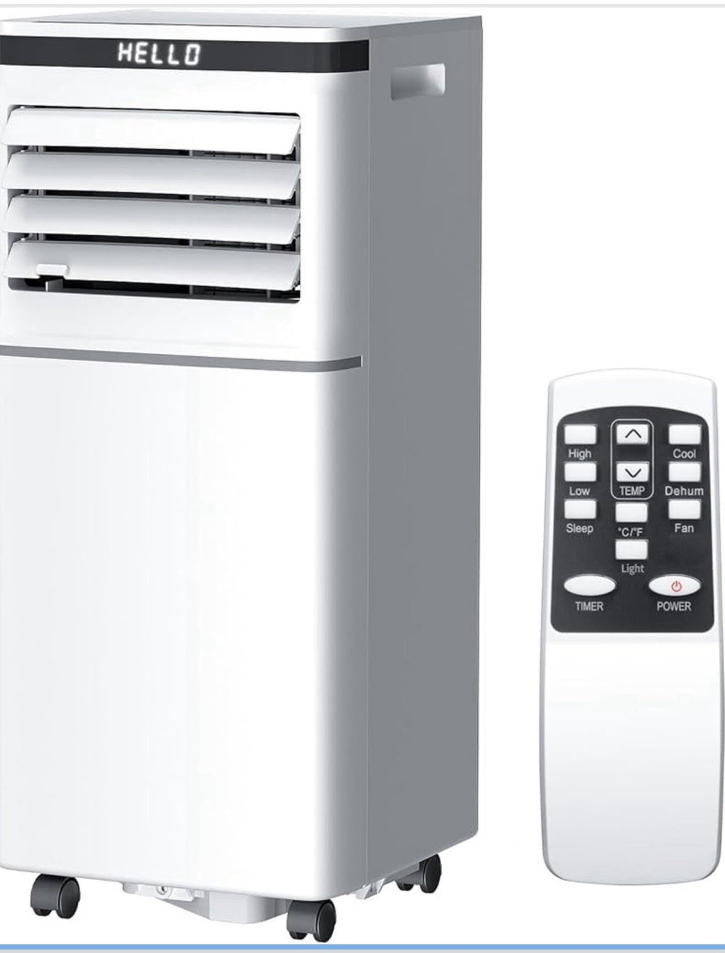 Antarctic Star 8000 BTU Portable Air Conditioner, 3-in-1 AC Unit with Dehumidif