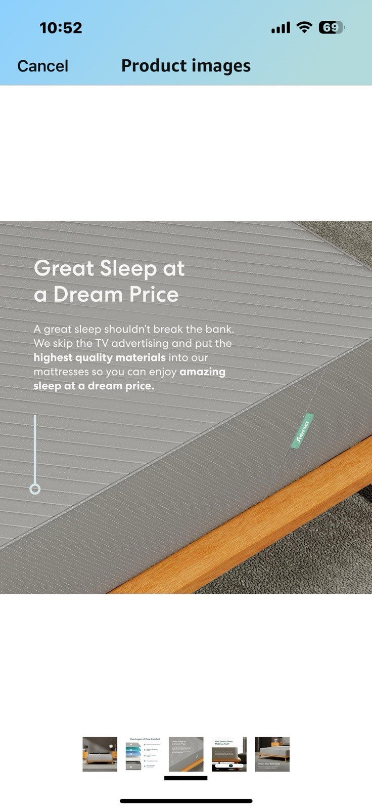 Siena 14" Twin XL Memory Foam Mattress & 2 Bonus Pillows - Medium Firm