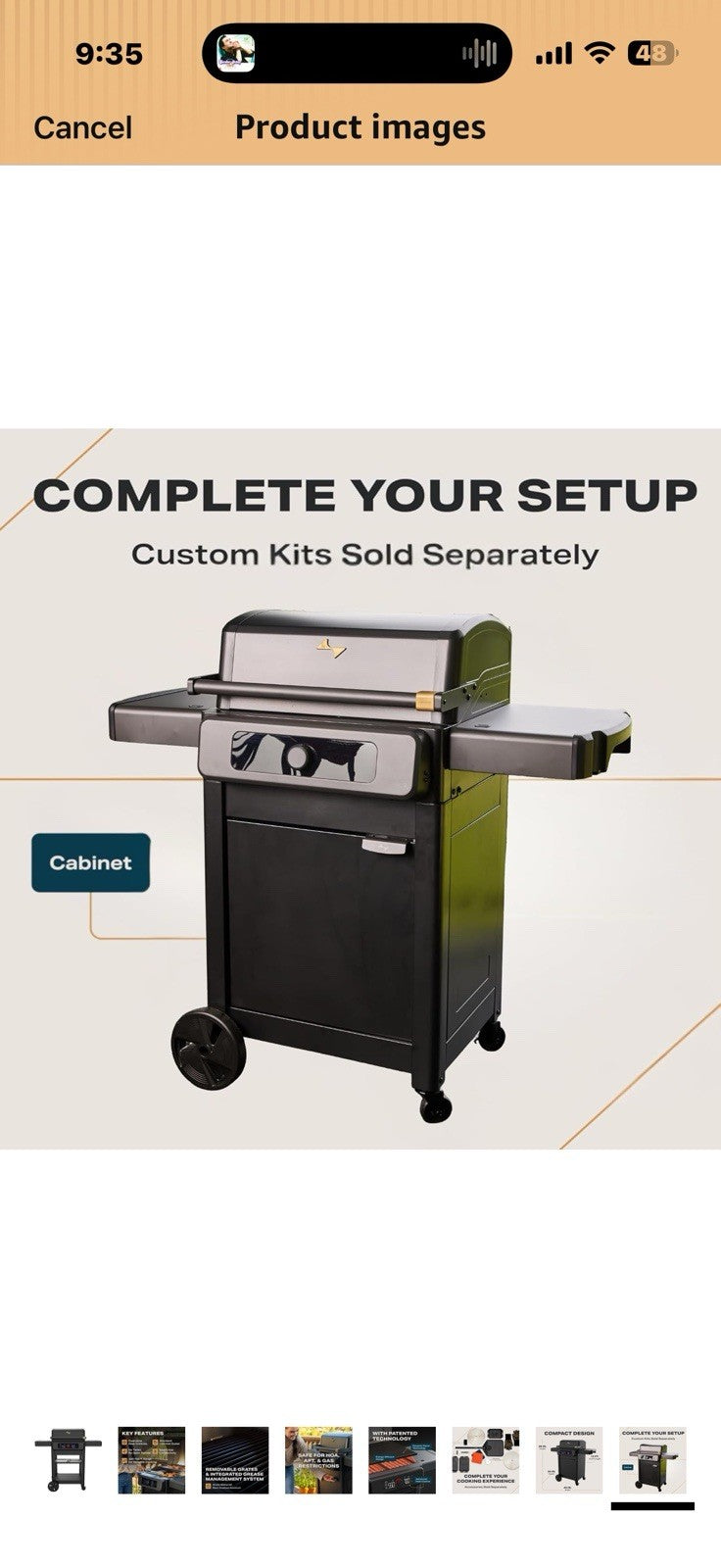 Current Model G+ Dual Zone Electric Grill, Smart Electric Outdoor