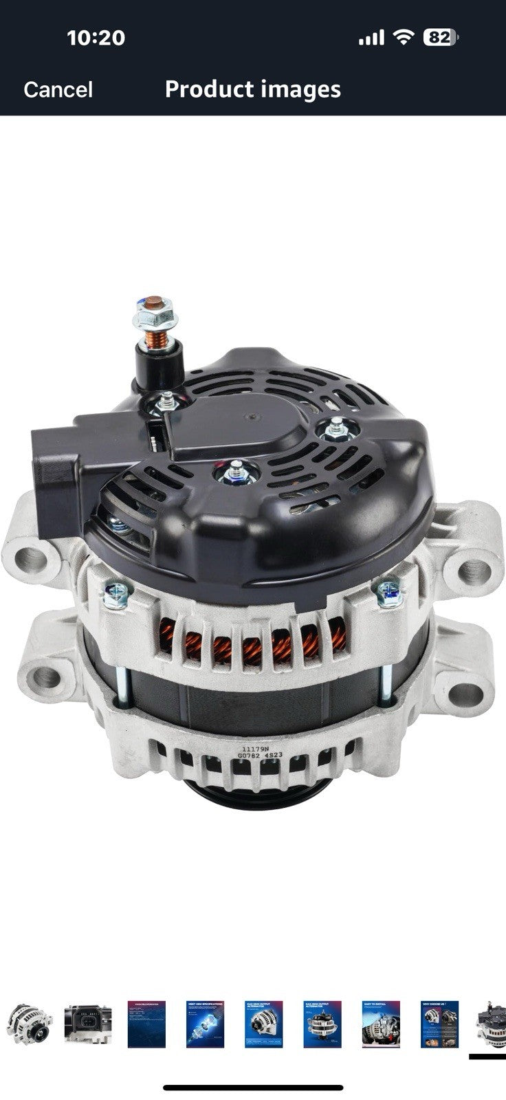 KAX Alternator New 11179N for 2006-2009 Impala 5.3L, 2006-2007 Monte