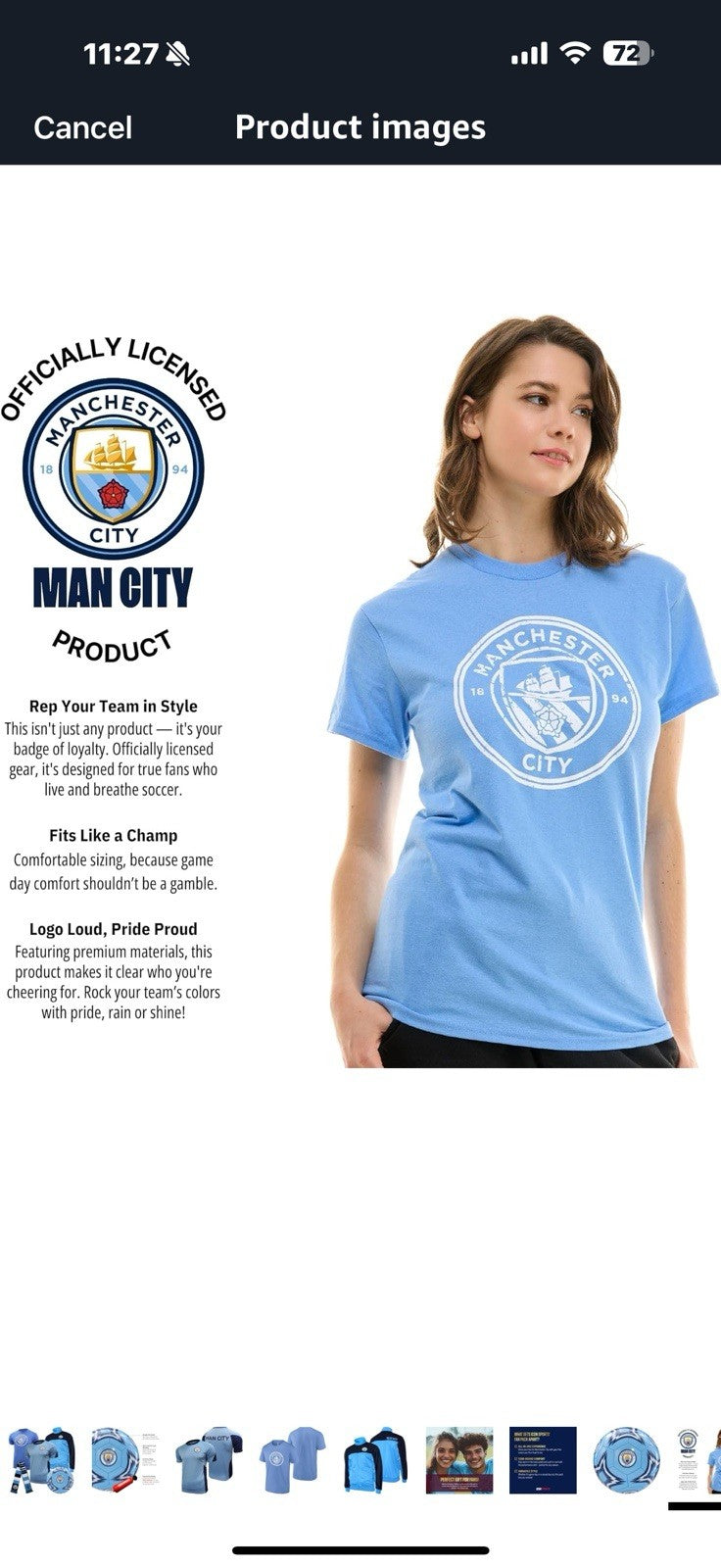 Icon Sports Manchester City Ultimate Fan Pack – Official Licensed XL