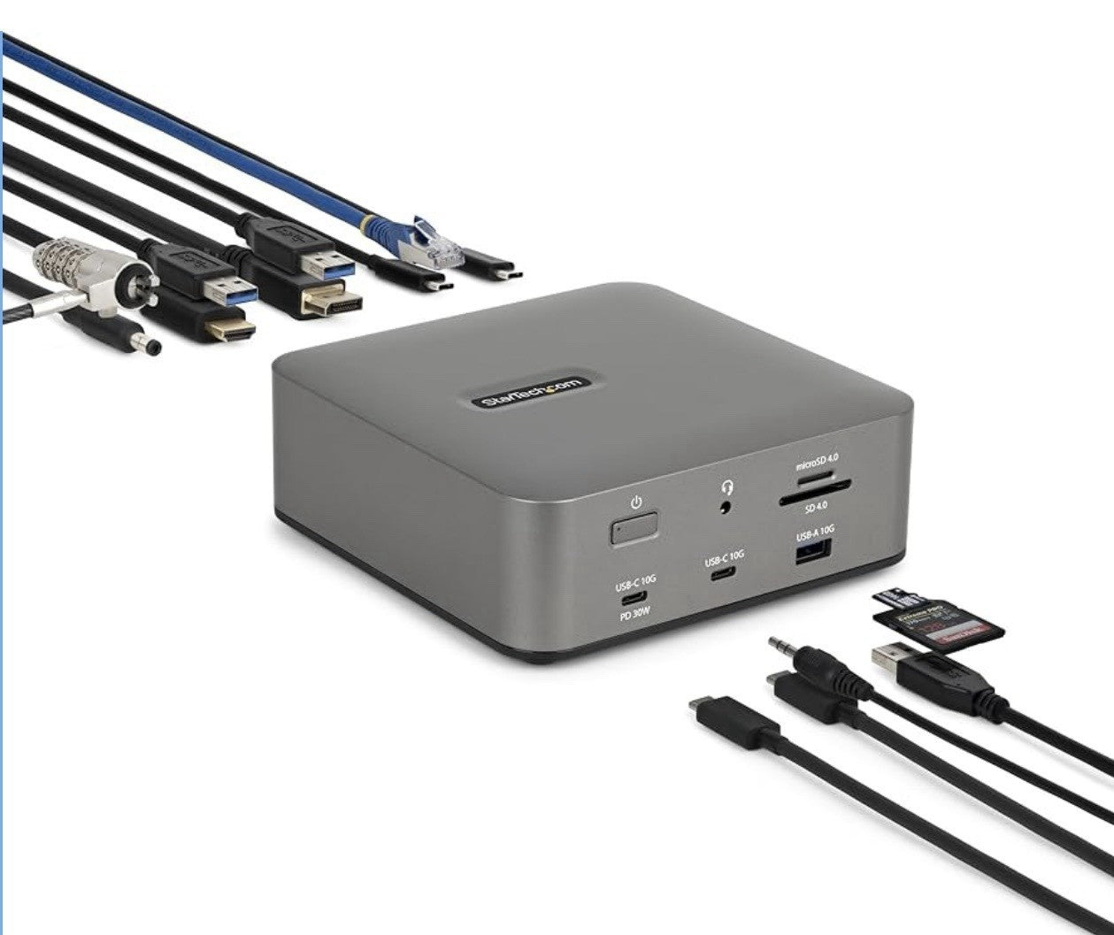 StarTech Thunderbolt 5 Dock, Dual 8K 60Hz, Triple 4K for Windows, Up to Dual 