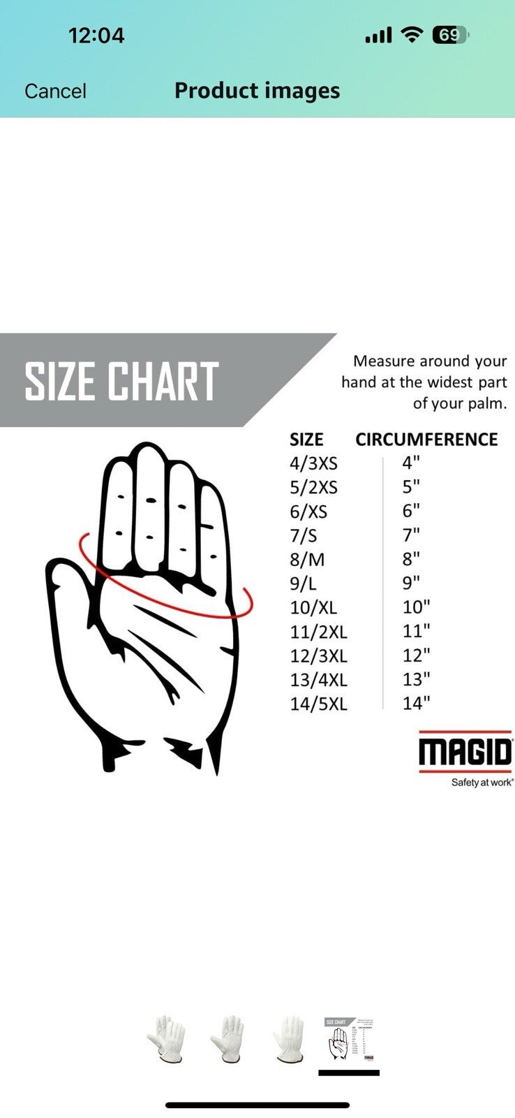 MAGID B940E RoadMaster Grain Goat Leather Drivers Glove with Slip On12 Pair,10xL