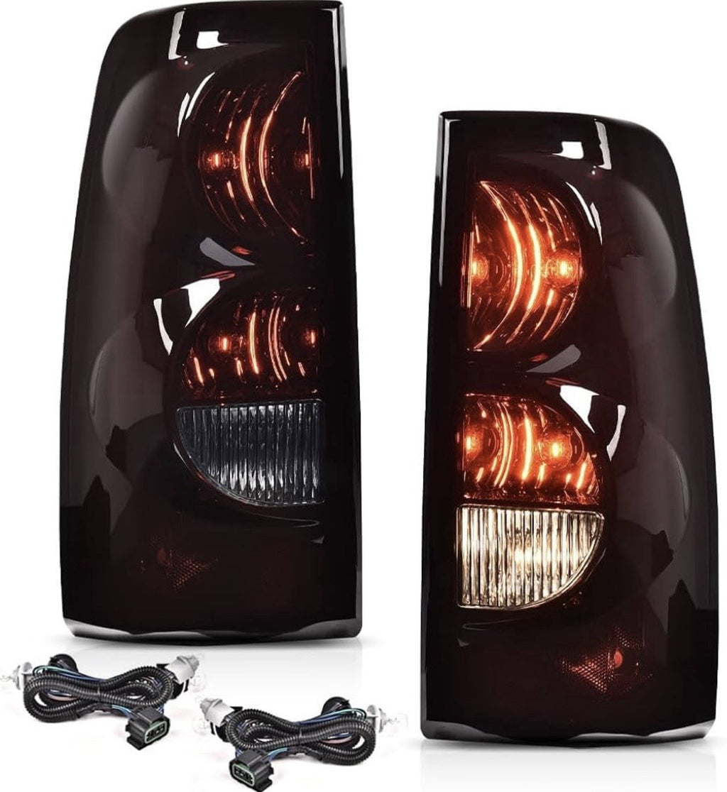MOUTUX Rear Tail Lights Assembly Compatible with Chevy Silverado 2003-2006