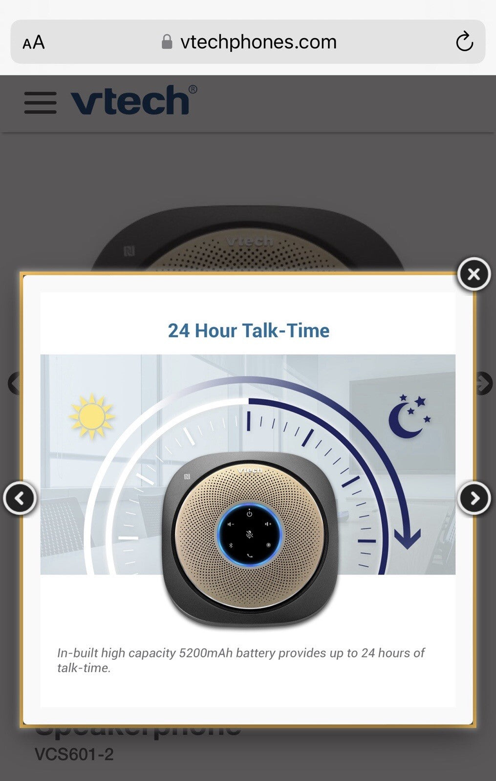 Smart Conference Speakerphone VCS601-2