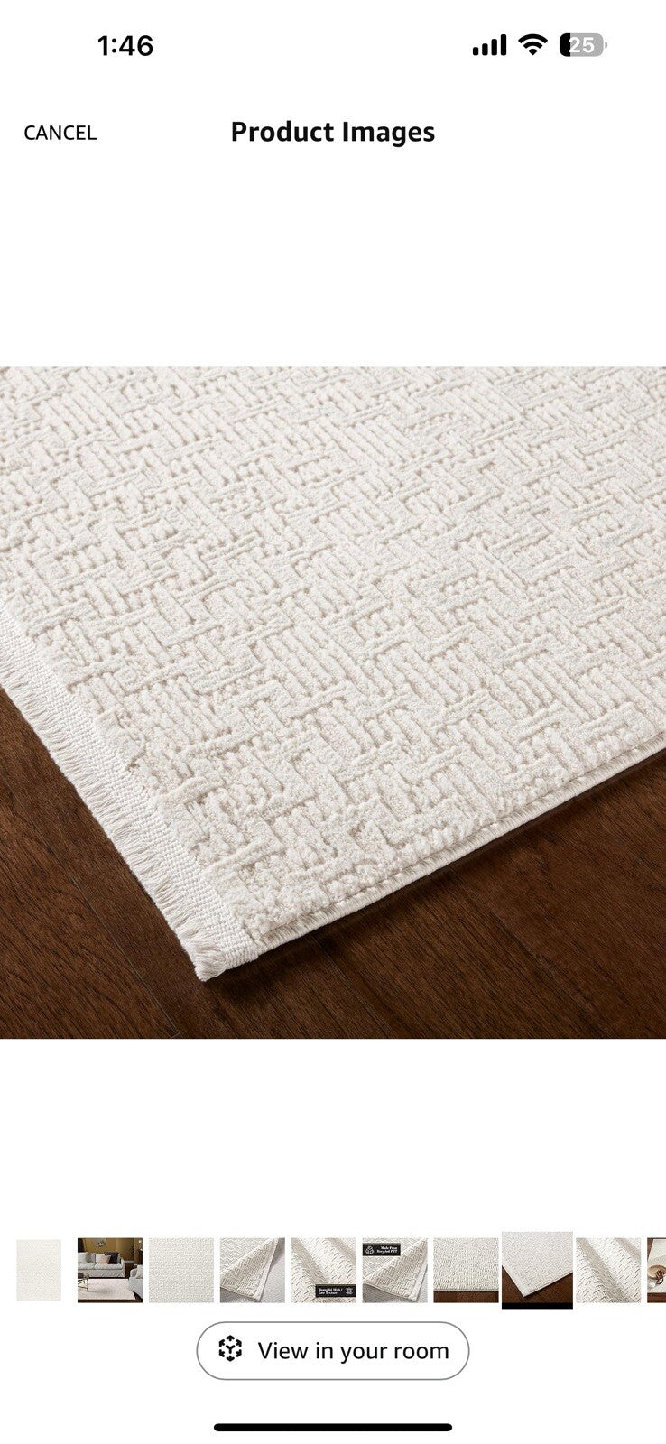 TOWN & COUNTRY LUXE Tretta Modern Geo Area Rug with Plush High-Low 9.2x12.5
