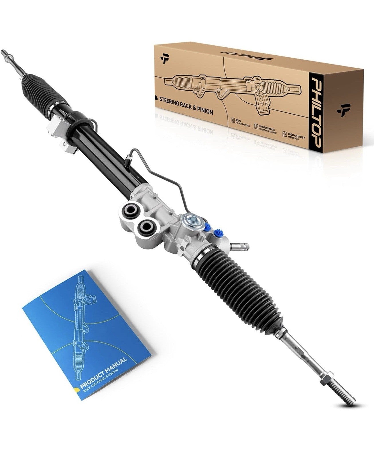 PHILTOP Power Steering Rack and Pinion Compatible with TITAN 2004-2015