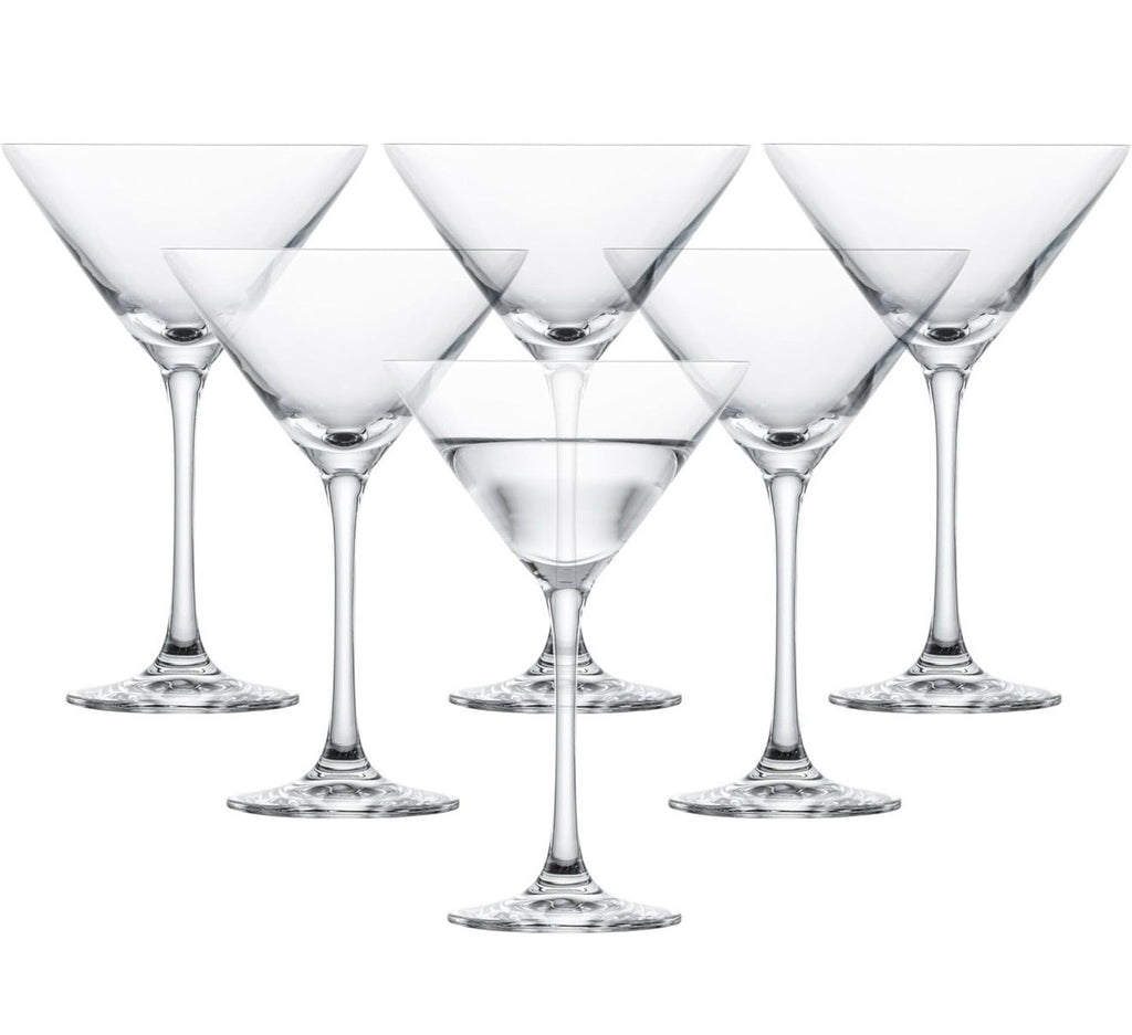 Eater x Zwiesel Fortessa Folly Crystal Glass, 6 Ounce Martini (Set of 6), Clear