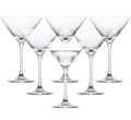 Eater x Zwiesel Fortessa Folly Crystal Glass, 6 Ounce Martini (Set of 6), Clear