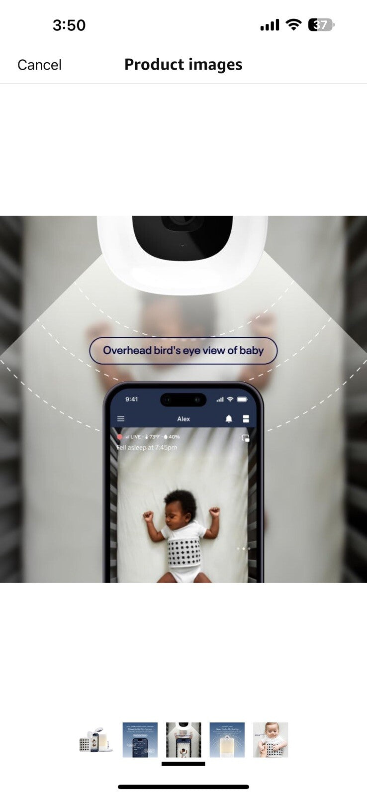 Nanit Superior Sleep Set - Includes Newborn Baby Essentials: Nanit Pro Camera 